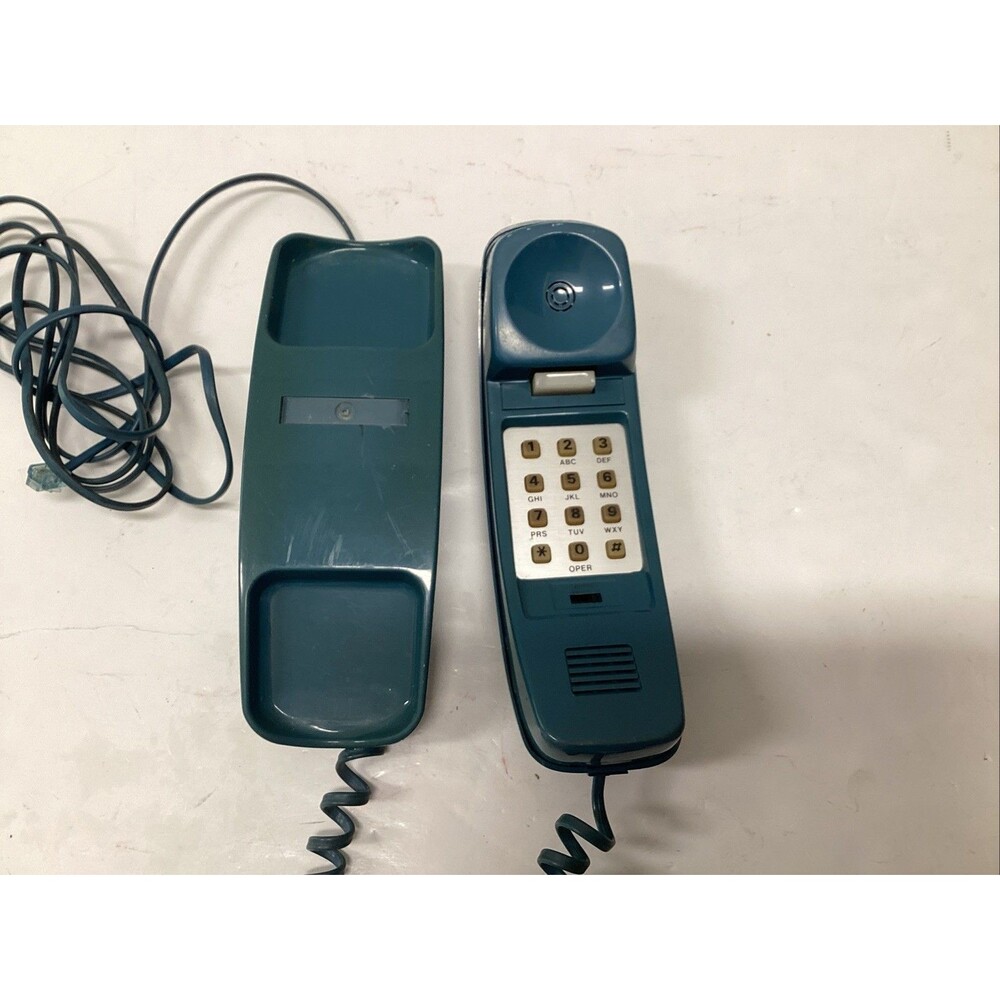 AT&T technologies inc. telephone trimline teal - Picture 4 of 9